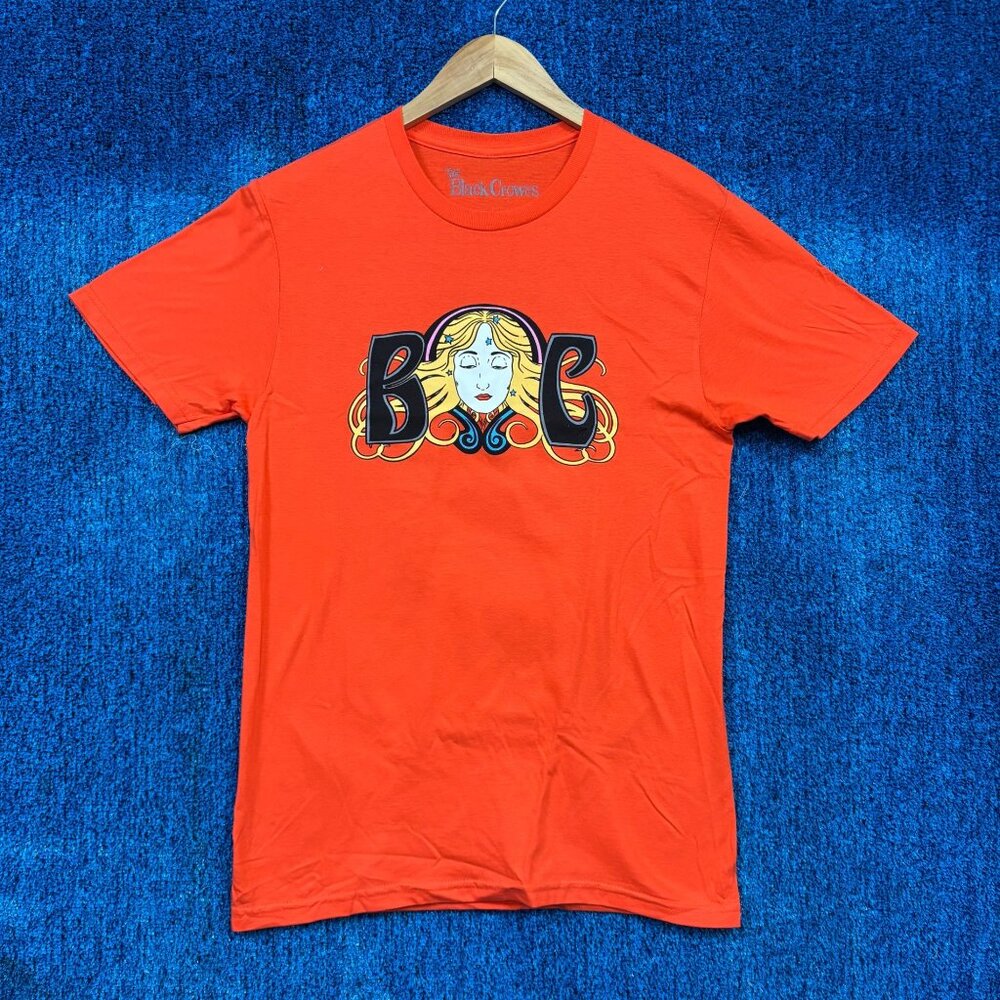 The Black Crowes America Or Bust Rock Orange T-Shirt Size Small